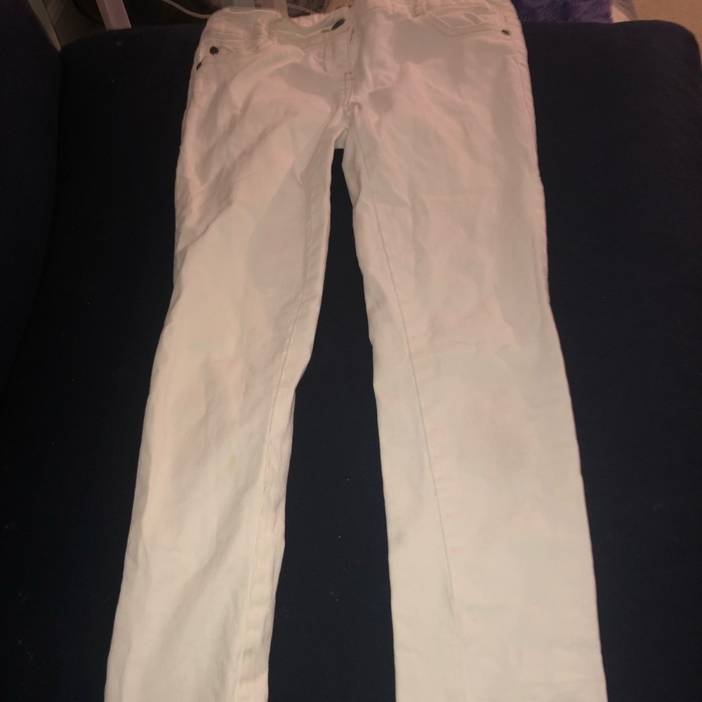 White Slim Fit Jeans